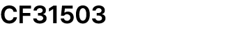 CF31503