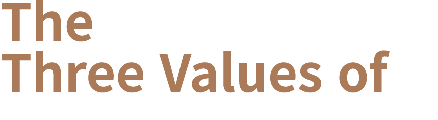 The Three Values of