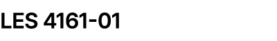 LES 4161 01