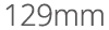 129mm