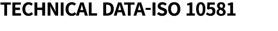 TECHNICAL DATA-ISO 10581