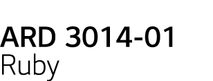 ARD 3014-01 Ruby
