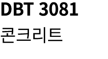 DBT 3081 콘크리트