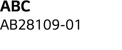 ABC AB28109-01