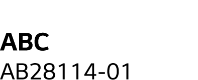 ABC AB28114-01
