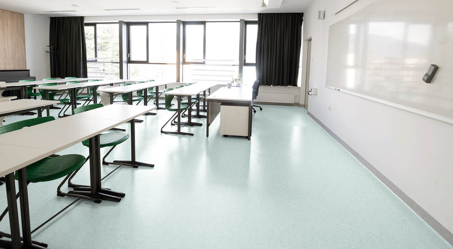 Contemporary empty music classroom in Primorska region in Slovenia, Europe  Nikon D850 