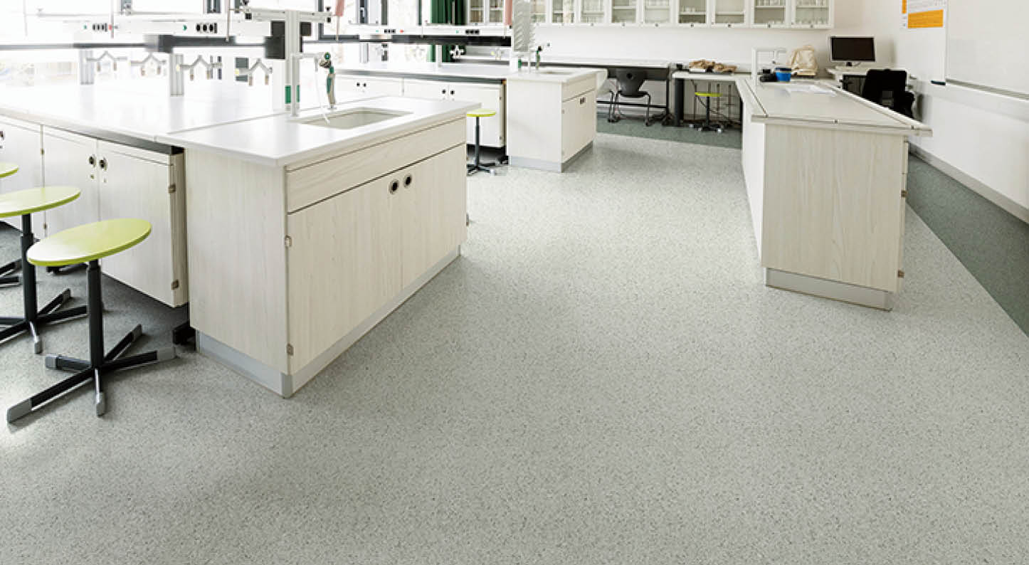 Contemporary empty school chemistry classroom in Primorska region in Slovenia, Europe  Nikon D850 