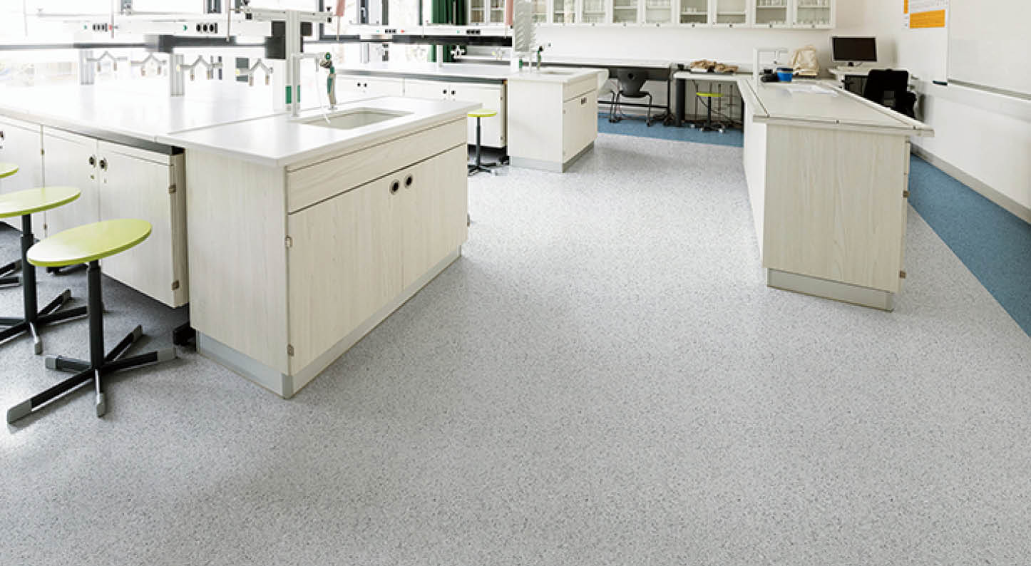 Contemporary empty school chemistry classroom in Primorska region in Slovenia, Europe  Nikon D850 