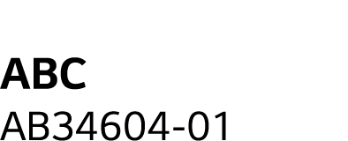 ABC AB34604-01